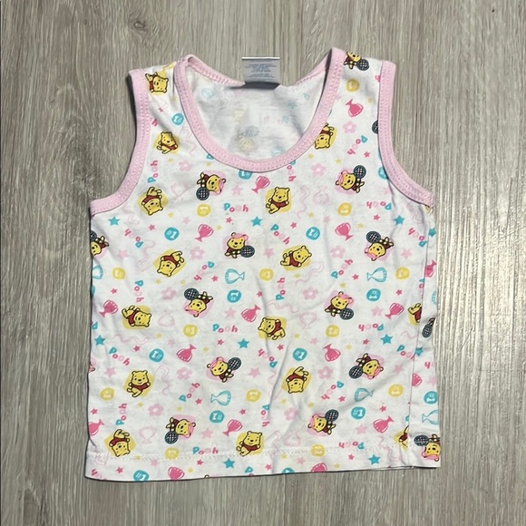 Disney Whimsical Pink and Yellow Tank Top 3-6M - Picture 1 of 1